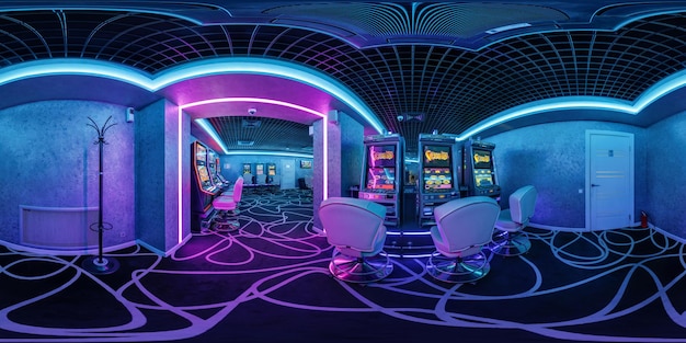 Tropical paradise game environment with vibrant islands